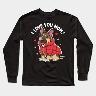 HAPPY MOTHER'S DAY. German Shepherd LOVERS Long Sleeve T-Shirt